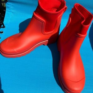 Red Rubber Boots